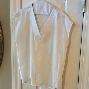 Tommy Hilfiger White Sleeveless Blouse